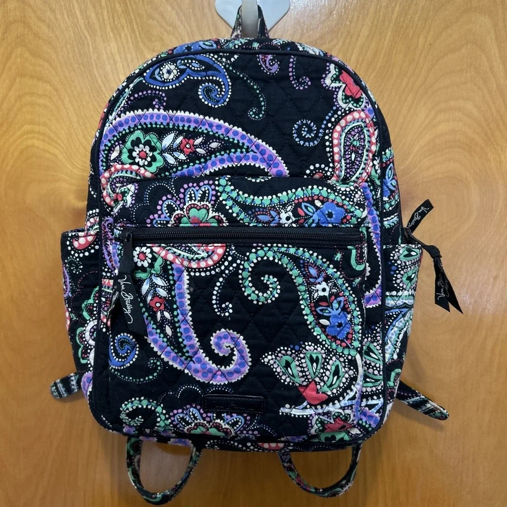 Vera Bradley Small Backpack Superbloom Retired Print Used Excellent Condition